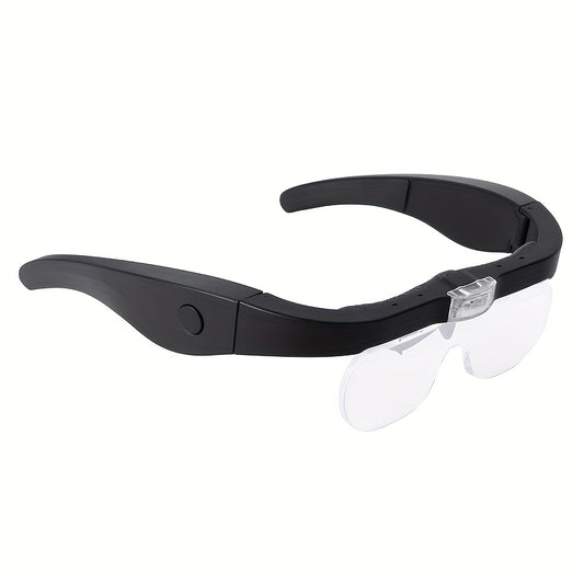 Rechargeable Magnifying Glasses Head Magnifier with LED Lights