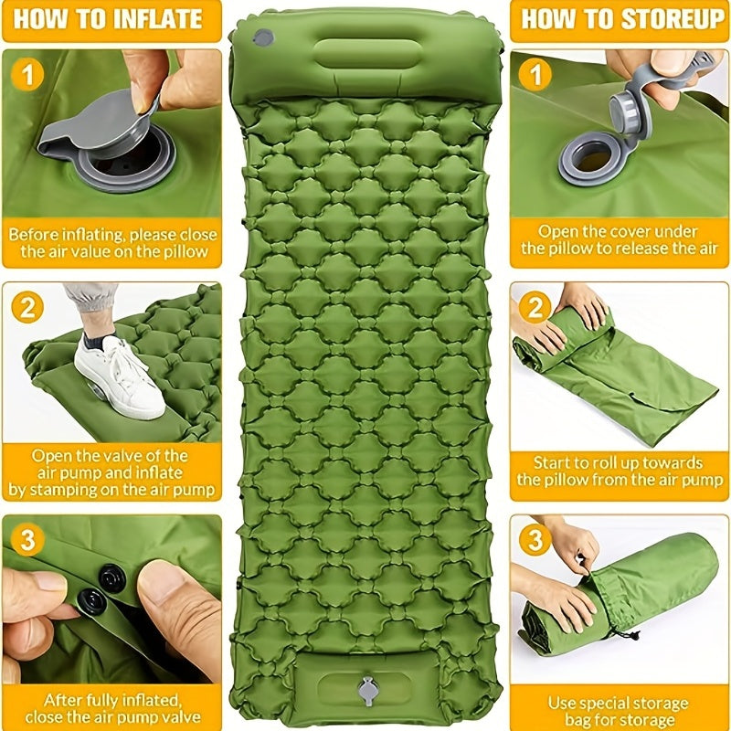 Outdoor Inflatable Mattress for Camping Hiking Travel