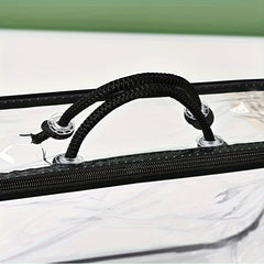 Transparent Portable PVC Zipper Wire Bag for Bed Products