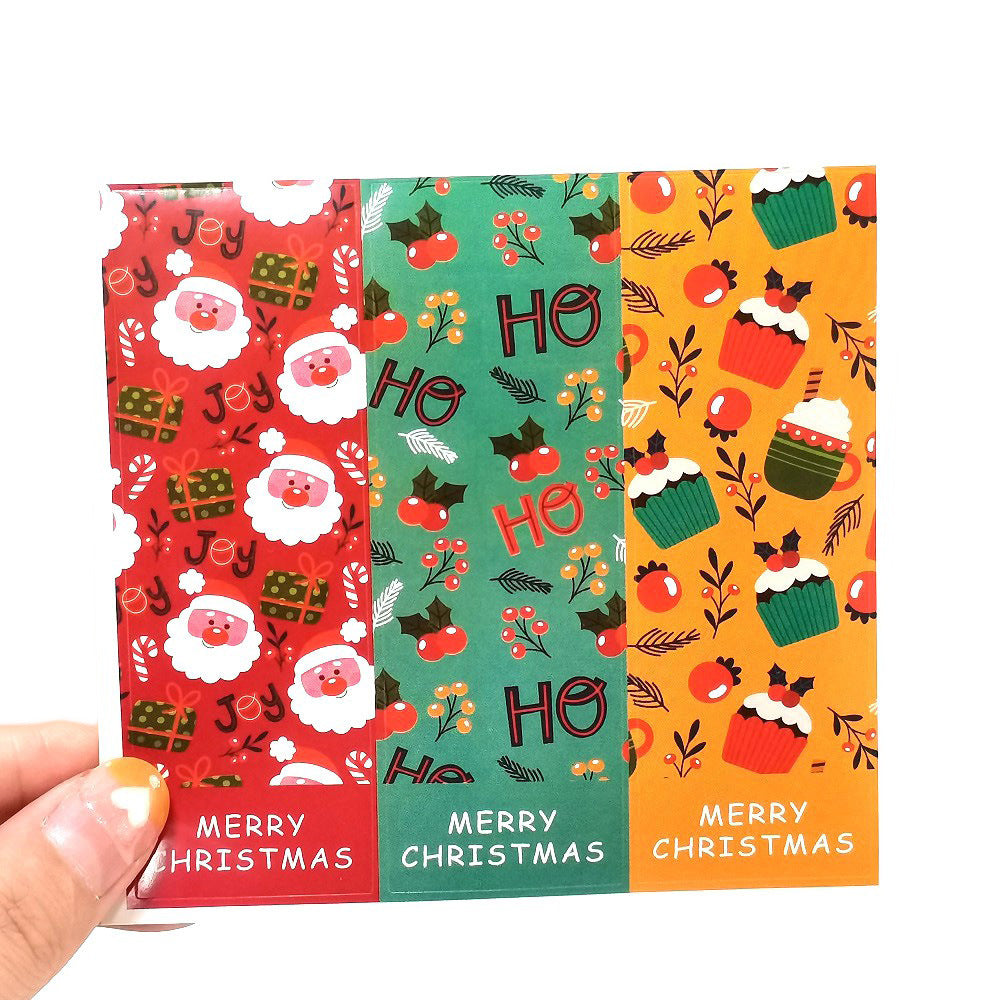 90pcs Stickers 30 Sheets 3 Stickers Each Rectangle Package Labels Decorative