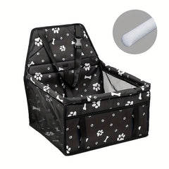 Pet Dog Booster Car Seat with Clip On Leash