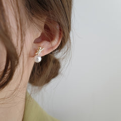 Faux Pearl Earrings for Women - Elegant Jewelry Gift