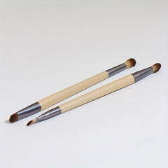2pcs Double Head Eye Shadow Brush for Smudge Makeup