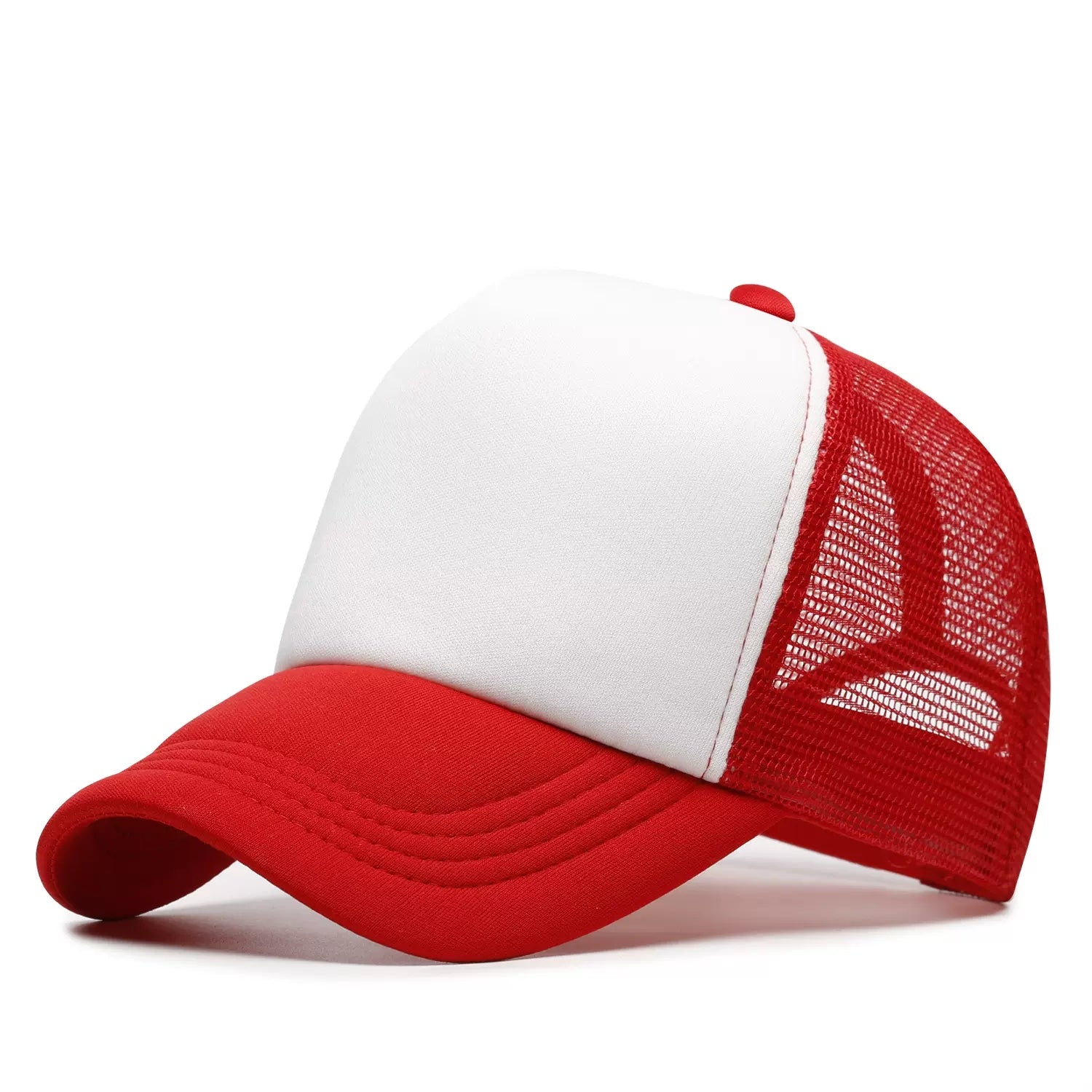 High Mesh Trucker Baseball Cap Snapback Hat