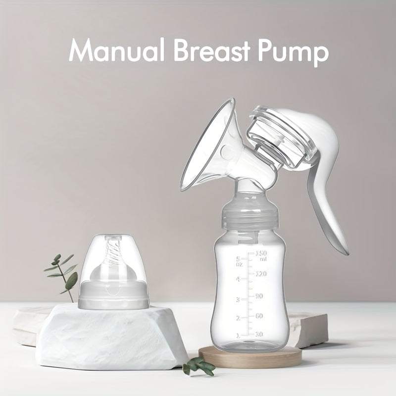 Manual Massage Breast Pump for Clean Milk Bottle