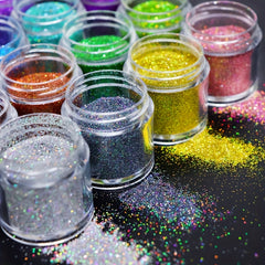 10ML Bottled Laser Face Body Glitter Powder Multi Glitter Halloween Makeup