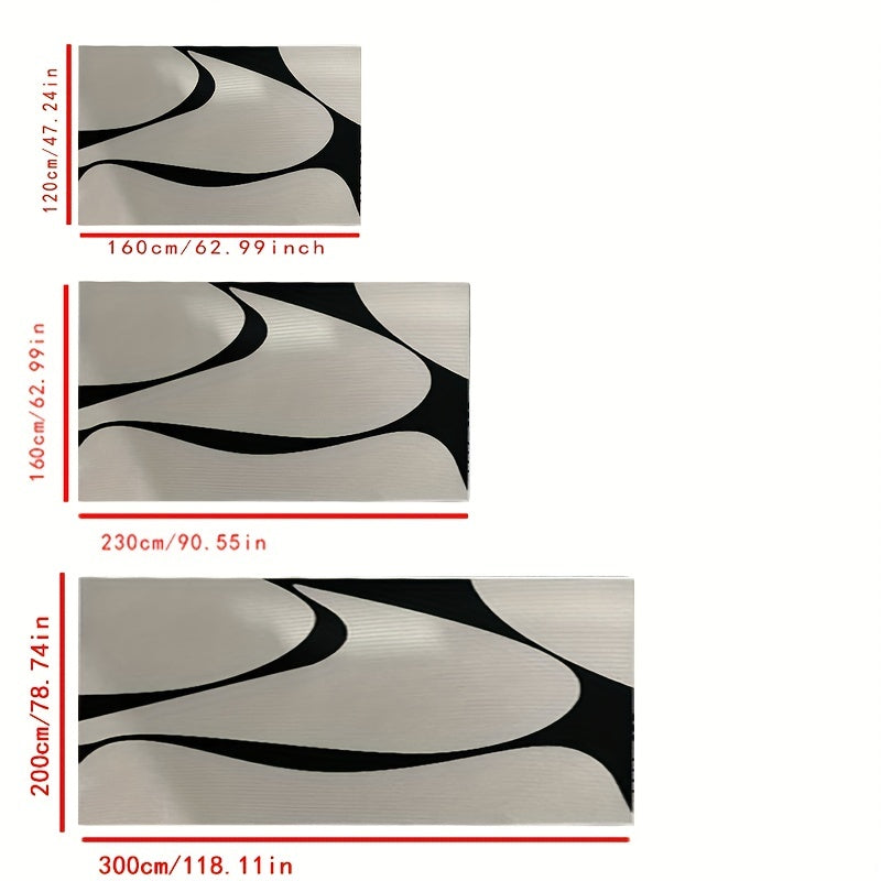 Non Slip Velvet Floor Mat Soft and Durable Carpet 47x63in