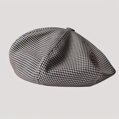 Vintage Plaid Beret Casual Cotton Painter Hat