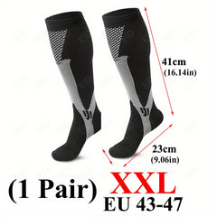 High Elastic Basketball Football Compression Socks