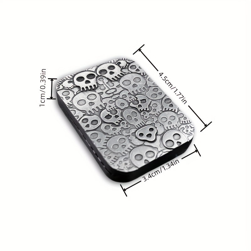 Metal Poker Decompression Slider Toy Relieve Stress Push Card