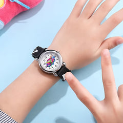 Boys Cartoon Car Quartz Watch Rubber Sports Children's Accessories