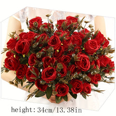 Silk Rose Bouquet for Weddings Parties and Home Decor