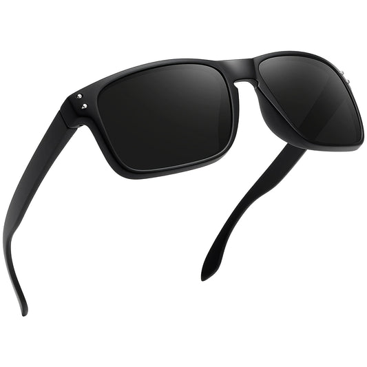 Men's Polarized Square Sunglasses UV Retro Glasses