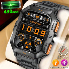 LIGE Spoprt Smartwatch 2.01 Inch HD Screen 100 Sports Modes