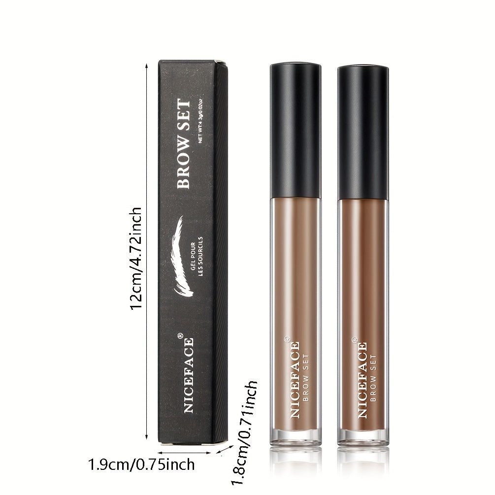 Waterproof Eyebrow Gel Stick Long Lasting Brow Filler Mascara Brown Tint