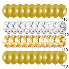 12 inch Latex Sequin Balloon Set for Birthday Wedding Party