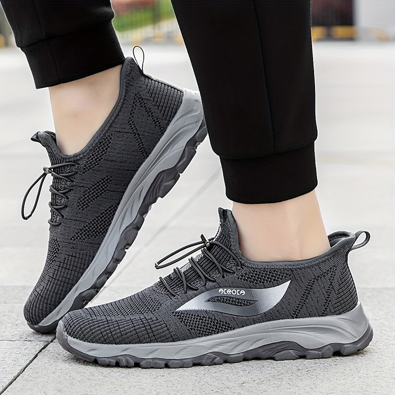 Women's Lace-up Breathable Athletic Running Shoes Soft Sole Casual Sneakers
