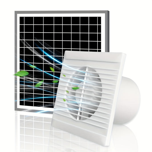 Household Ventilator Fan with Solar Panel