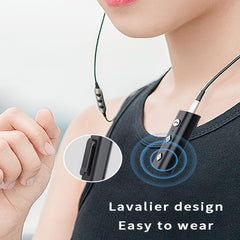 Lavalier Wireless Audio Receiver Car Adapter TF Card