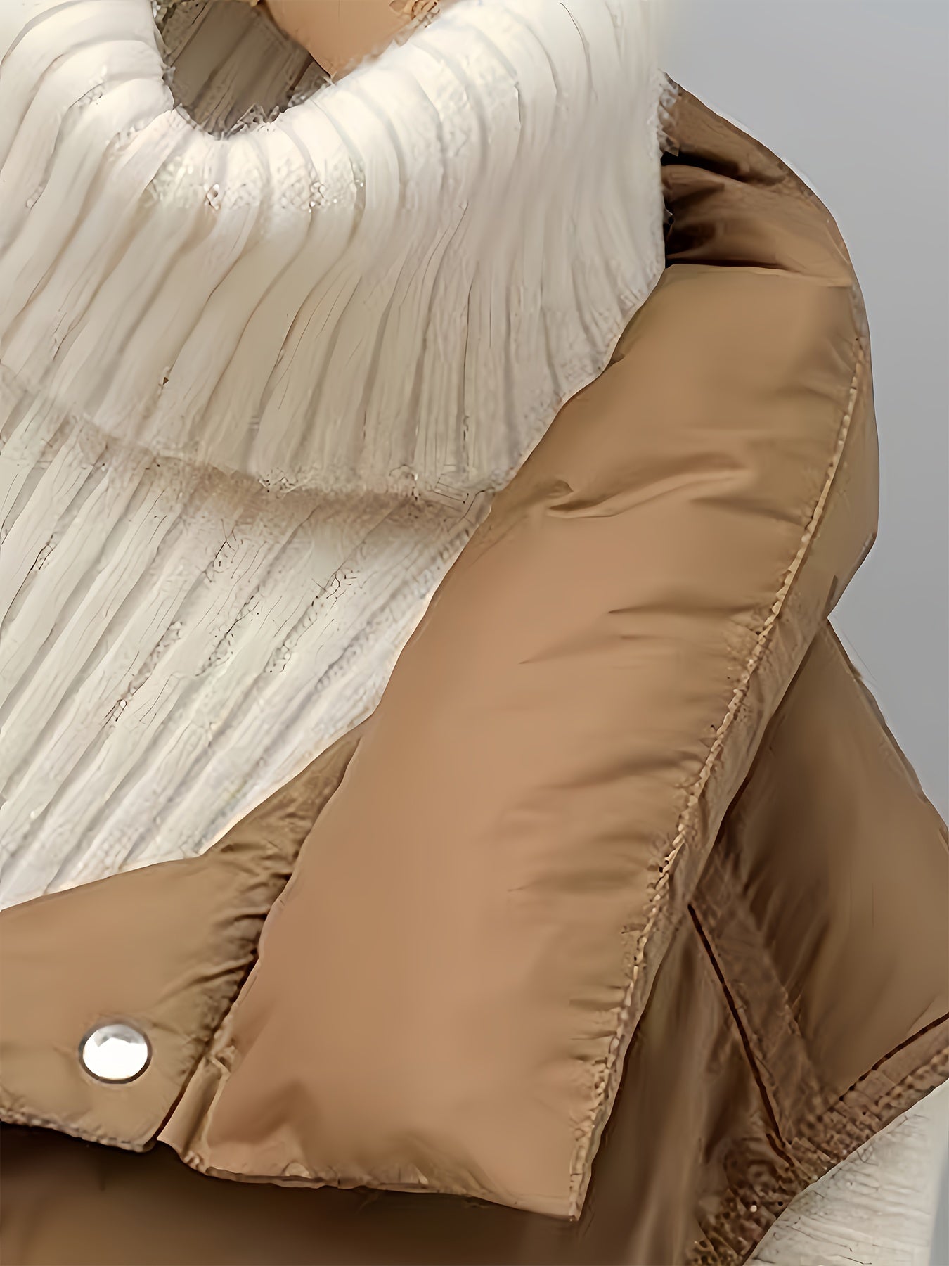 Casual Lapel Down Vest Winter Warm Coat