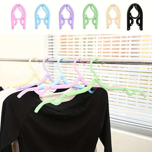 Portable Folding Travel Hanger Telescopic Clothes Rack