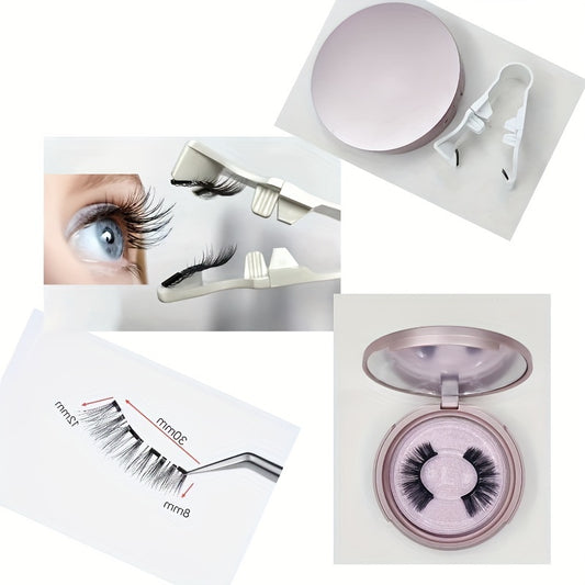 Magnetic Eyelashes 4pcs Magnets Reusable Simulated Natural Lashes
