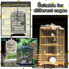 Nylon Mesh Bird Cage Cover Protects Birds from Predators and Sunlight