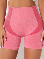 Seamless Hip Lifting Yoga Sports Shorts Quick Dry Running Workout Shorts