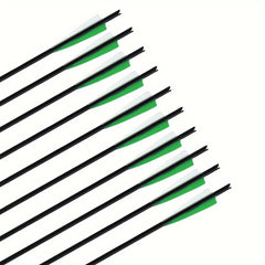 12pcs 17" Carbon Fiber Shield Feather Bowfishing Accessory
