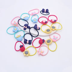 20pcs Children's Hair Ties Rubber Bands for Girls' Accessories