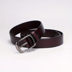  Leather Belt Solid Casual Belt Vintage Unisex Jeans Pants Belt