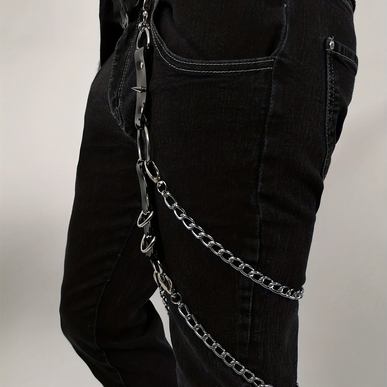 Men's Leg Chain Belt Punk Hip Hop Street Dance Leg Ring Jewelry