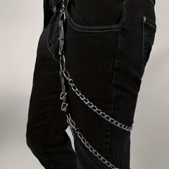 Men's Leg Chain Belt Punk Hip Hop Street Dance Leg Ring Jewelry