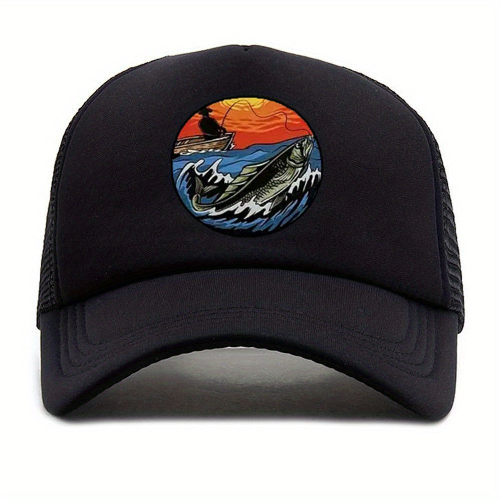 Unisex Sunshade Adjustable Baseball Cap for Outdoor Sport Fishing