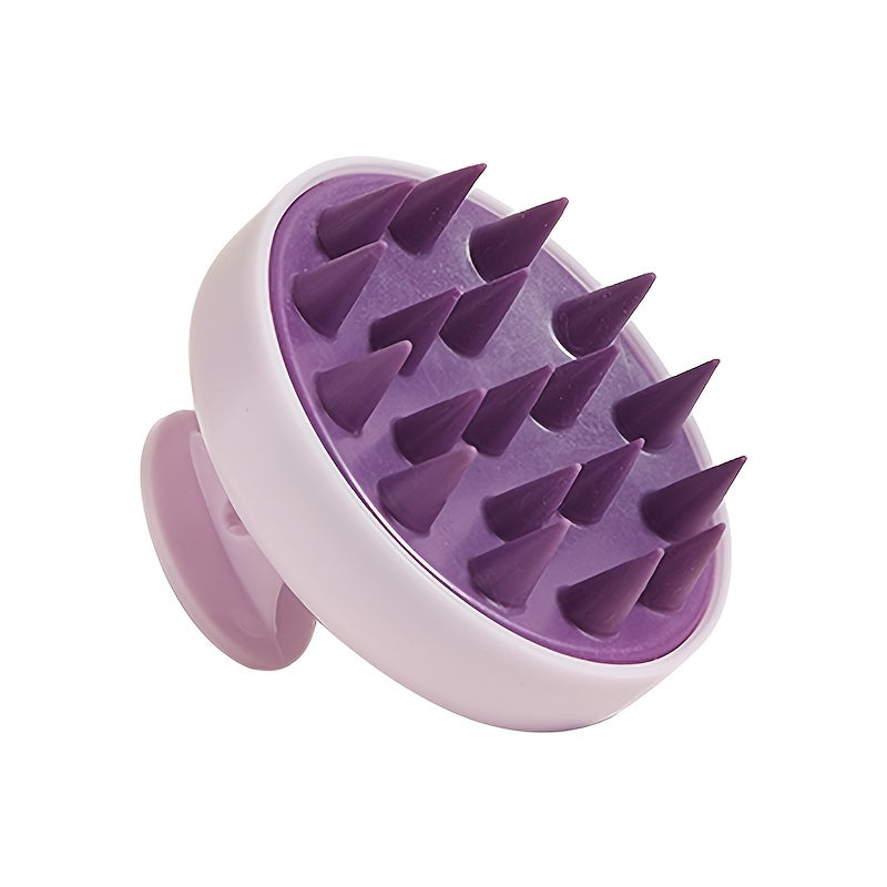 Soft Silicone Hair Massage Brush Exfoliates Scalp Dead Skin