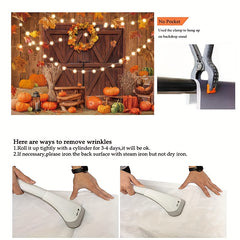 Thanksgiving Pumpkin Backdrop Cloth for Venue Decoration