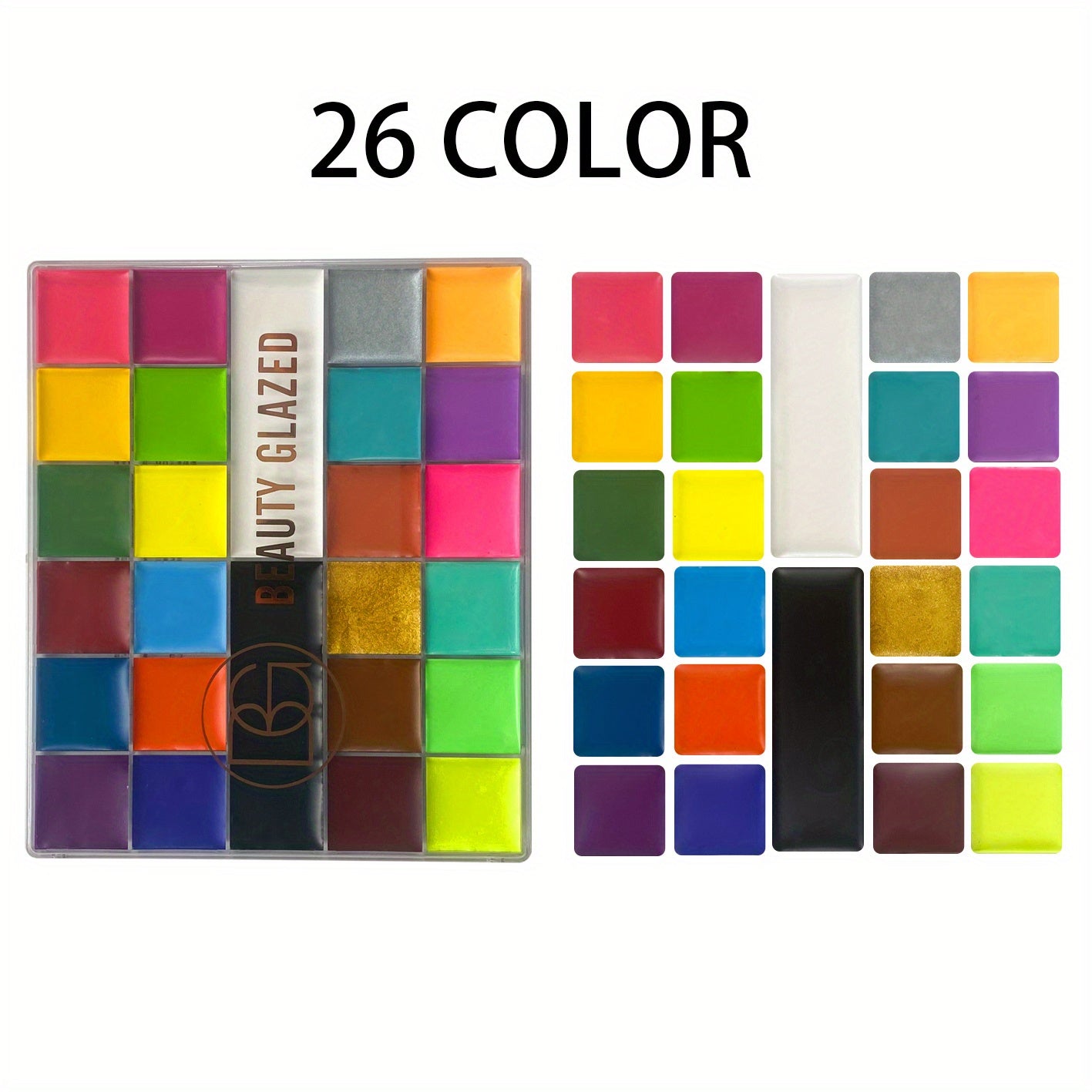 26 Colors Face Painting Kits Professional Body Painting Makeup Kits