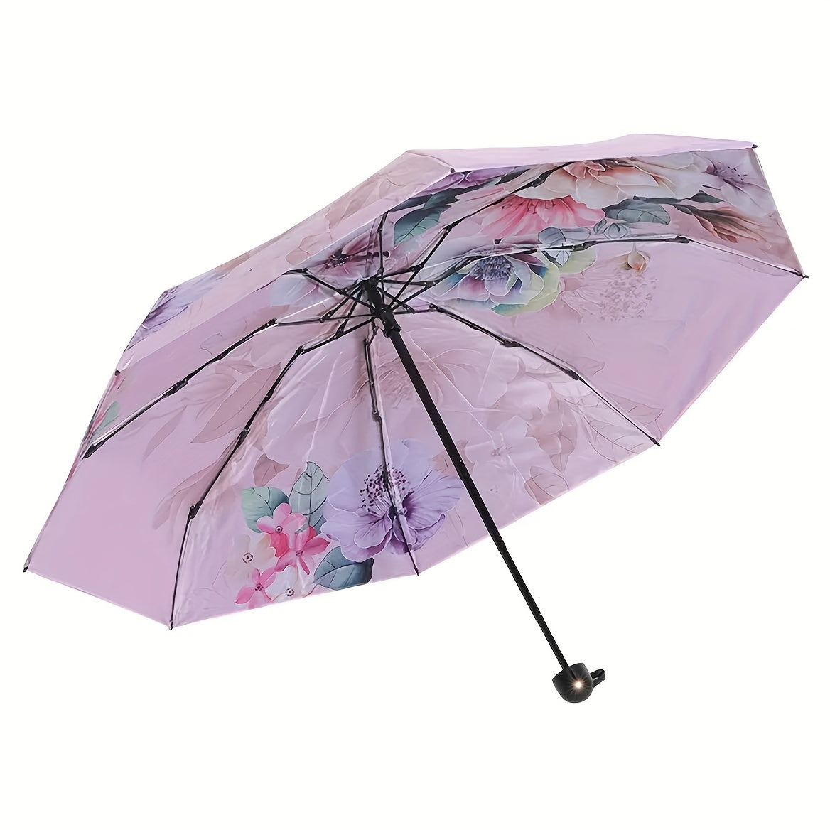 Double Sided Printed Sunshade Umbrella UV Protection Waterproof Windproof