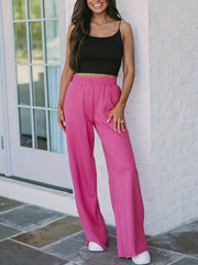  Wide Leg Trousers With Pockets