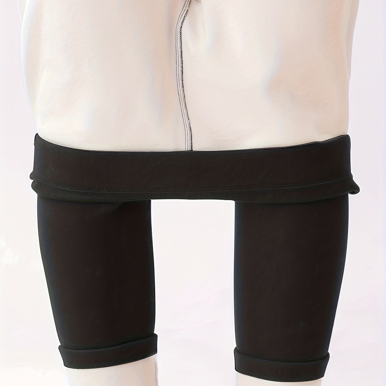Plush Lined Thermal Pants Soft & Comfy Slim Elastic Tights