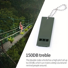 2pcs High Decibel Survival Whistle for Outdoor Camping and Hiking