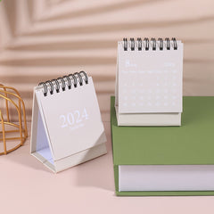 Mini Small Desk Calendar Coil Calendar Planner Desktop Decoration