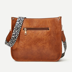 Classic Shoulder Bag Large Capacity Travel Bag With Side Zipper Pocket