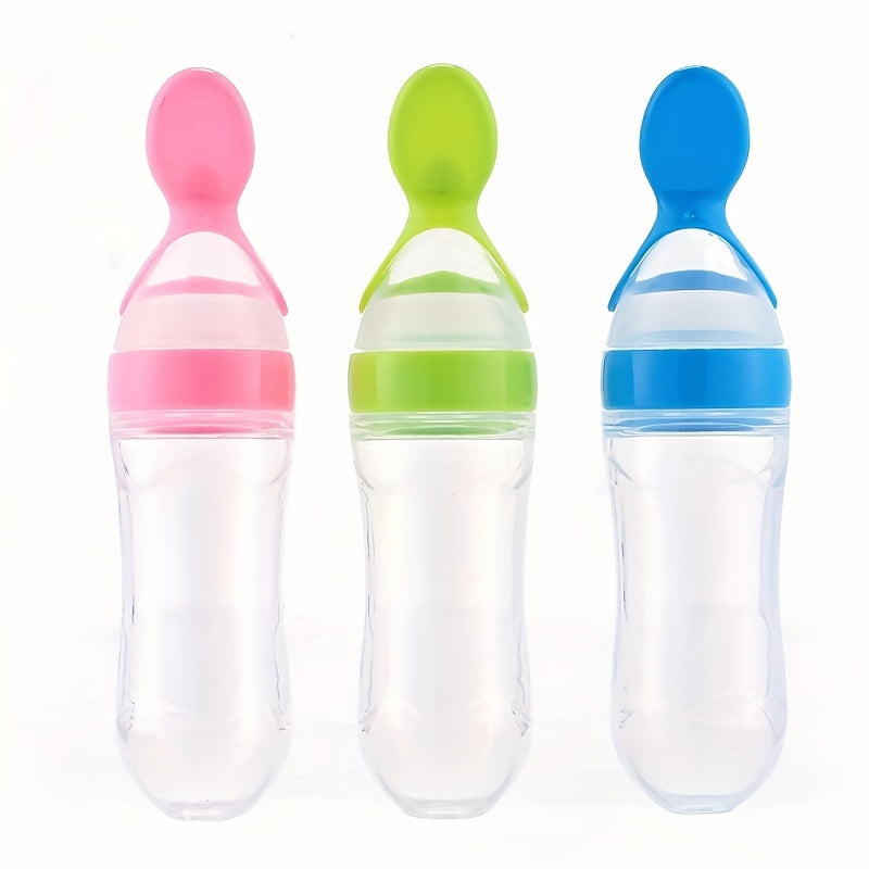 Baby Rice Paste Feeding Bottle 90ml Squeezing Feeding Device