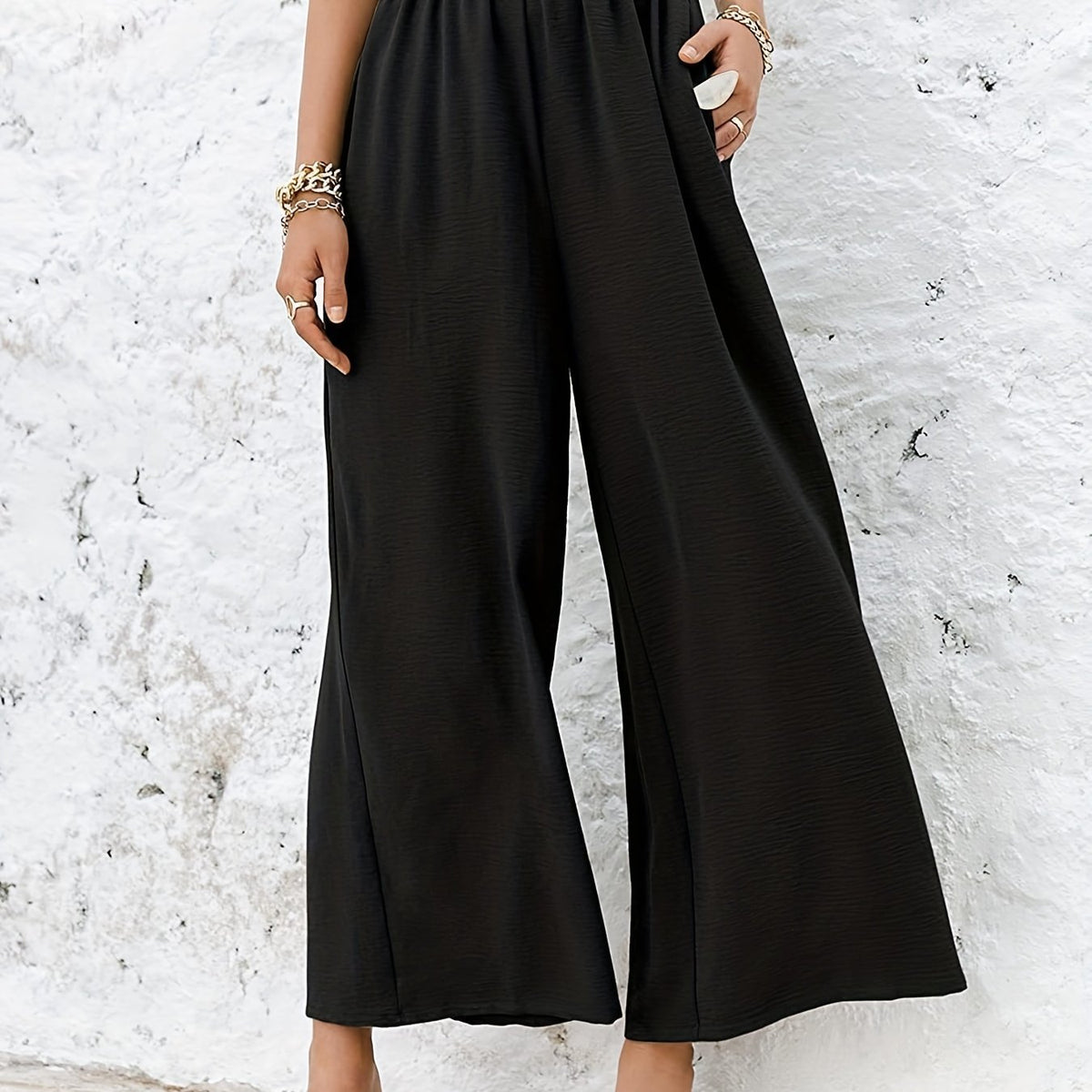 High Waist Wide Leg Pants Casual Loose Pants