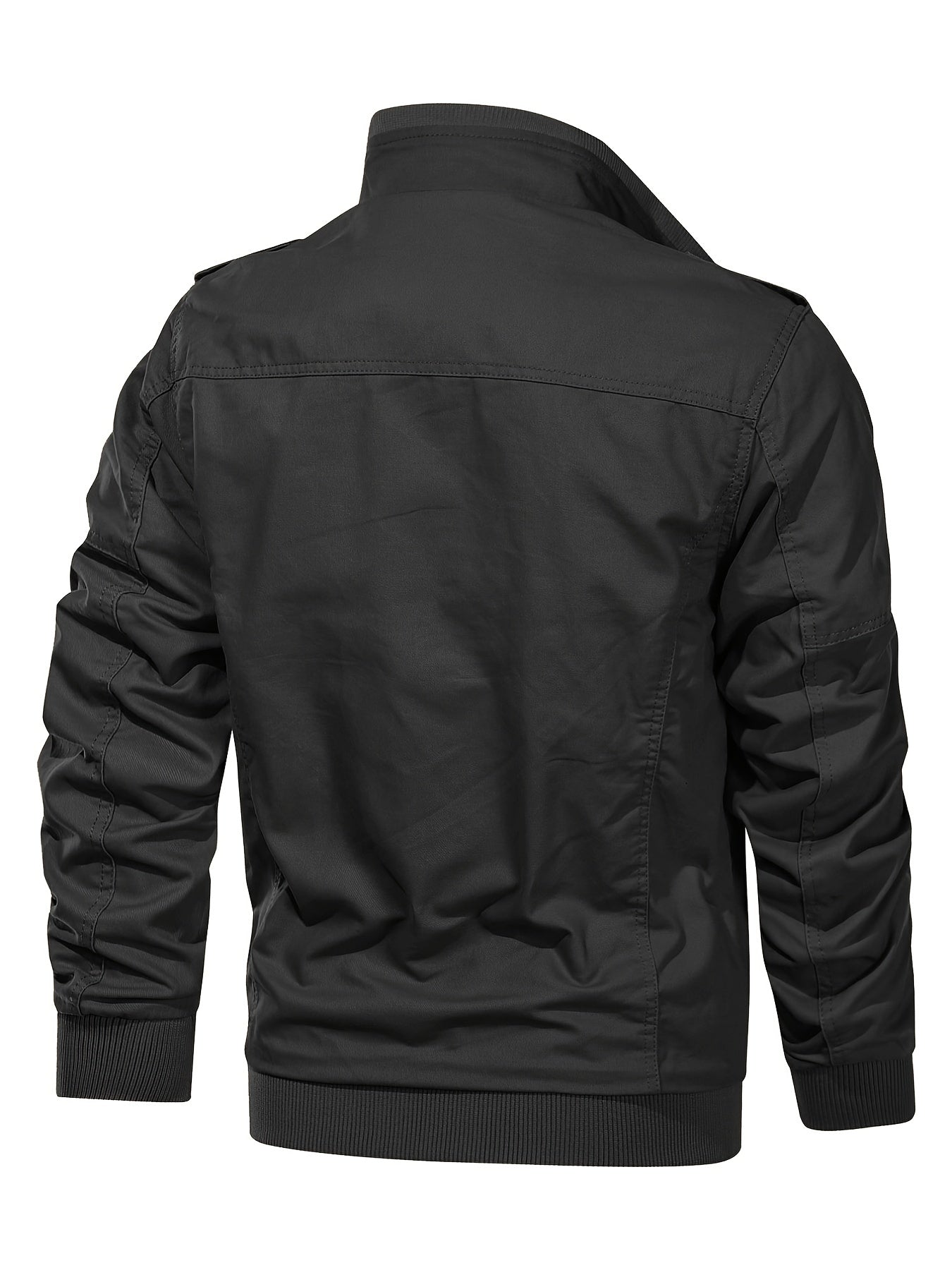 Men's Lightweight Cotton Jacket Military Windbreaker Coat