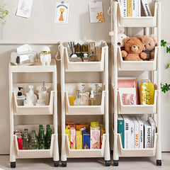 Sundries Storage Rack Kitchen Bedroom Shelf Small Cart Bookshelf