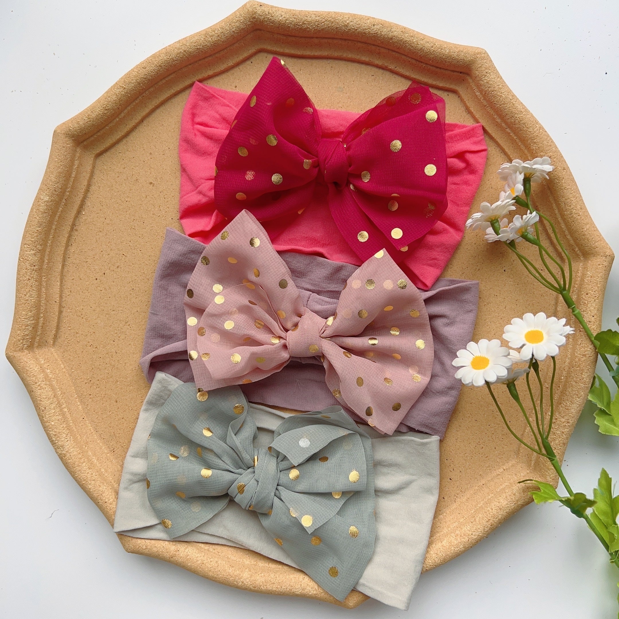 Lace Butterfly Tie Hair Band for Baby Girls