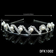 Rhinestone Wedding Headband Bridal Tiara Wedding Headpiece Bride Accessory