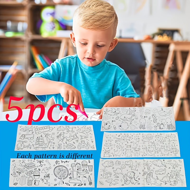 Doodle Drawing Roll for Early Learning DIY Painting